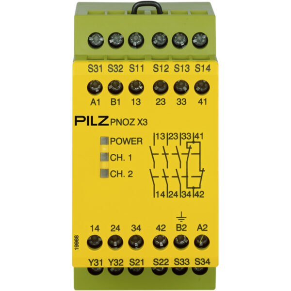 774310 PNOZ X3 24VAC 24VDC 3n/o 1n/c 1so