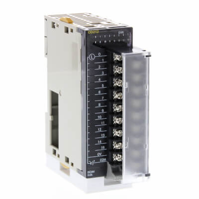 CJ1W-OD211 Digital output unit, 16 x transistor outputs, NPN, 0.5 A, 12 to 24 VDC, screw terminal