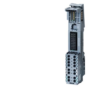 6ES7193-6BP20-0BB0 SIMATIC ET 200SP, BaseUnit BU20-P12+A4+0B, BU type B0, Push-in terminals, with 4 AUX terminals, bridged to the left, WxH: 20 mmx117 mm