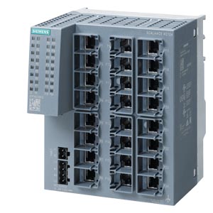 6GK5124-0BA00-2AC2 SCALANCE XC124, unmanaged IE switch, 24x 10/100 Mbit/s RJ45 ports, LED diagnostics, error-signaling contact with set pushbutton, redundant power supply manual available as a download .