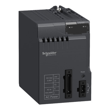 BMXCPS2000 power supply module, Modicon X80, 100 to 240V AC, 20W Schneider Electric