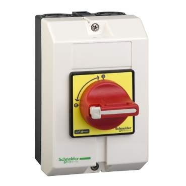 VCF02GE TeSys Vario enclosed, emergency switch disconnector, 10A, IP65