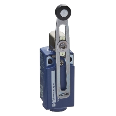 XCKP2145G11 Limit switch, Limit switches XC Standard, XCKP, thermoplastic plastic roller lever var.length, 1NC+1 NO, snap, Pg11