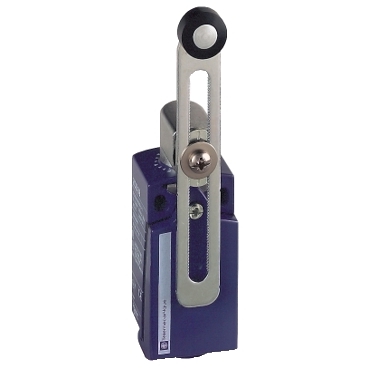 XCKD2145P16 Limit switch, Limit switches XC Standard, XCKD, thermoplastic plastic roller lever variable length, 1NC+1 NO, snap, M16