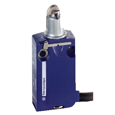XCMD2102L1 Limit switch, Limit switches XC Standard, XCMD, steel roller plunger, 1NC+1 NO, snap, 1 m