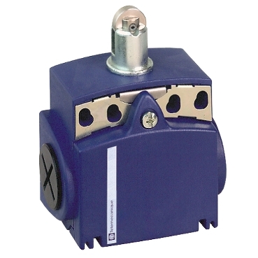 XCKT2102N12 Limit switch, Limit switches XC Standard, XCKT, steel roller plunger, 1NC+1 NO, snap, 1/2NPT