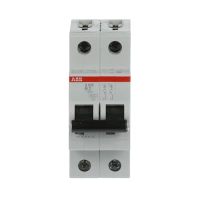 2CDS252001R0025 S202-B2 Miniature Circuit Breaker - 2P - B - 2 A