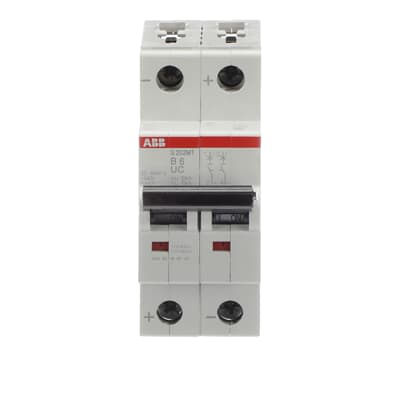 2CDS272065R0065 S202MT-B6UC Miniature Circuit Breaker - 2P - B - 6 A