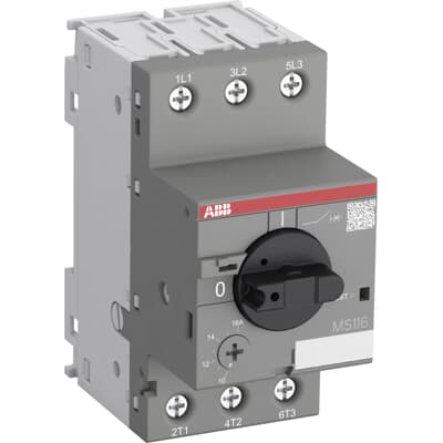 1SAM250000R1004 MS116-0.63 Manual Motor Starter 0.40 ... 0.63 A