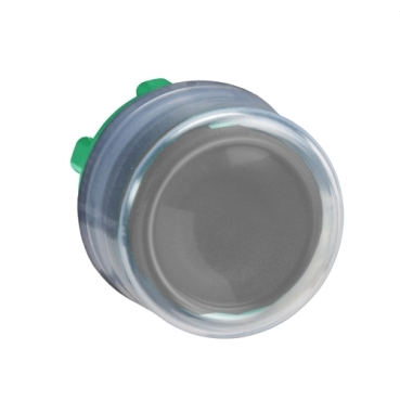 ZB5APA2 Head for non illuminated push button, Harmony XB5, XB4, black flush pushbutton Ø22 mm spring return unmarked