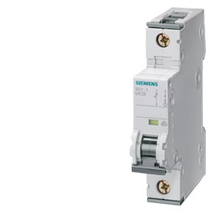 5SY6110-7 Miniature circuit breaker 230/400 V 6kA, 1-pole, C, 10A, D=70 mm