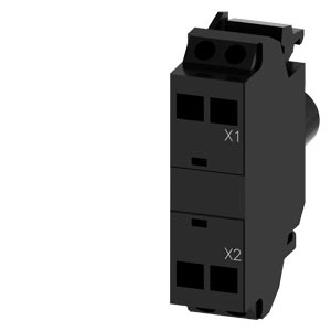 3SU1401-1BB50-3AA0 LED module with integrated LED 24 V AC/DC, blue, Spring-loaded terminal, for front plate mounting, Minimum order quantity 5 or a multiple thereof