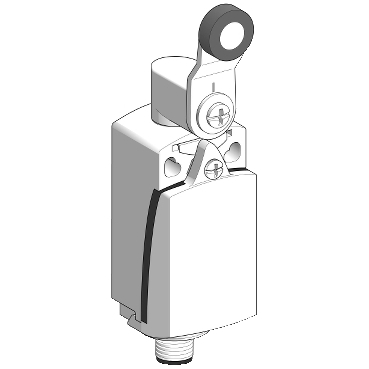 XCKD2118M12 Limit switch, Limit switches XC Standard, XCKD, thermoplastic roller lever, 1NC+1 NO, snap, M12