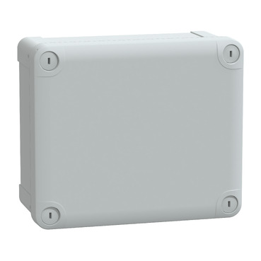 NSYTBS19168 ABS box IP66 IK07 RAL7035 Int.H175W150D80 Ext.H193W164D87 Opaque cover H20