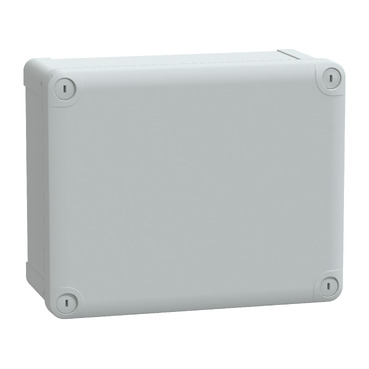 NSYTBS241910 ABS box IP66 IK07 RAL7035 Int.H225W175D100 Ext.H241W191D128 Opaque cover H20