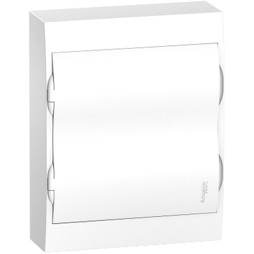 EZ9E212P2S Easy9 - surface enclosure 24 modules - plain door - with E/N term.blocks
