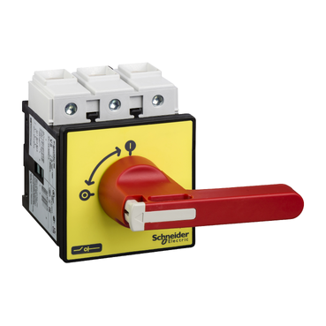 VCF6 Switch disconnector,TeSys Control,for ON/emergency stop,175A,4 screws fixing,for mounting on door