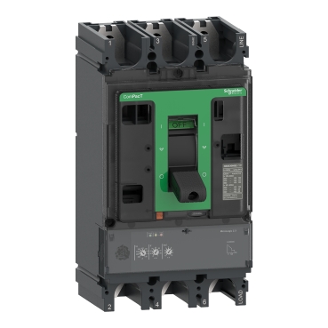 C40F32D400 Circuit breaker ComPacT NSX400F, 36kA at 415VAC, MicroLogic 2.3 trip unit 400A, 3 poles 3d
