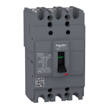 EZC100H3030 circuit breaker Easypact EZC100H – TMD – 30 A – 3 poles 3d