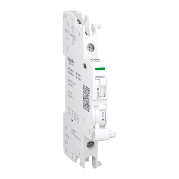 A9A26919 Auxiliary contact, Acti9 A9A, iSD+OF, 2 C/O, 2mA to 100mA, 24VAC to 250VAC, 24VDC to 220VDC, top and bottom connection Schneider