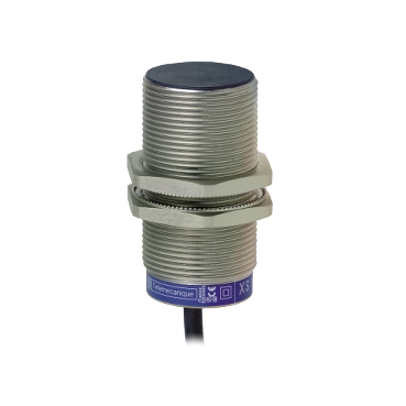 XS1M30KP340 Inductive sensor XS1 M30, L60mm, brass, Sn10mm, 12..24VDC, cable 2m
