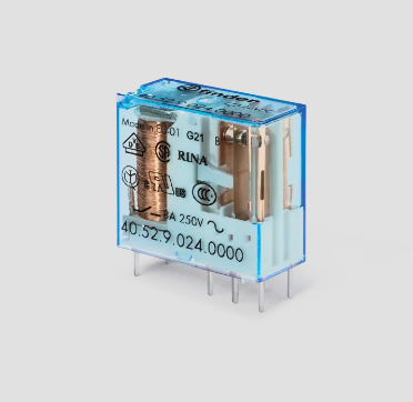 40.52.9.024.0000 Relay: electromagnetic; DPDT; Ucoil: 24VDC; Icontacts  8A