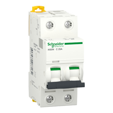 A9K24225 miniature circuit breaker - iK60N - 2P - 25 A - C curve