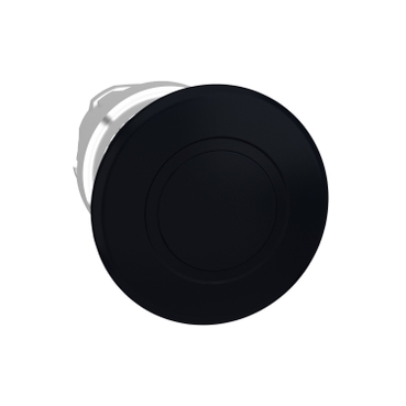 ZB4BT2 Harmony XB4, Mushroom push button head Ø40, metal, black, Ø22, latching push-pull