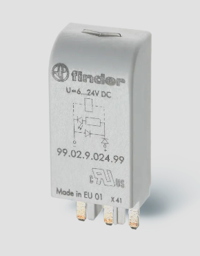 99.02.0.230.98 Module LED-ind.green+varistor 230VAC for 90.0X, 92.03, 94.0X, 95.0X