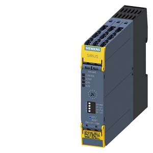 3SK1121-1CB42 SIRIUS safety relay Basic unit Advanced series with time delay 0.5-30 s Relay enabling circuits 2 NO instantaneous 2 NO delayed Us = 24 V DC screw terminal
