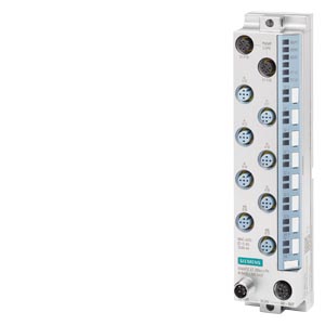 6ES7146-6HF00-0BB0 SIMATIC ET 200eco PN, AI 6x U/I + AIQ 2x U/I, M12-L, 8x M12, 16-bit resolution, channel diagnostics for wire break and short-circuit, shared device with 2 controllers, prioritized startup, MSI, MSO, MRP, S2 redundancy, I&M0...3, multi-f