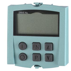 6SL3055-0AA00-4BA0 SINAMICS S120 BASIC OPERATOR PANEL BOP20 FOR ELECTRONIC CONTROLS TWO-LINE DISPLAY, 6 KEYS FOR PARAMETER SETTING AND DIAGNOSTIC INFORMATION SUITED FOR CONTROL UNITS CU305, CU310, CU320