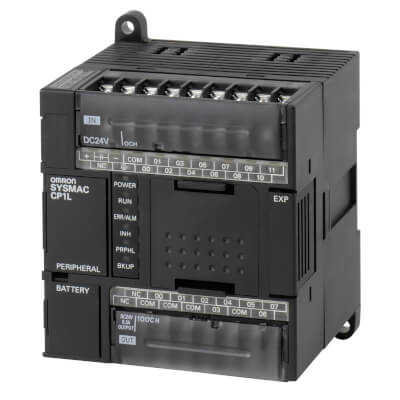CP1LL14DRD PLC, 24 VDC supply, 8 x 24 VDC inputs, 6 x relay outputs 2 A Omron