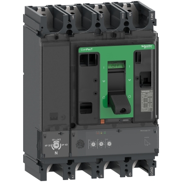 C40F42D400 Circuit breaker ComPacT NSX400F, 36kA at 415VAC, MicroLogic 2.3 trip unit 400A, 4 poles 4d