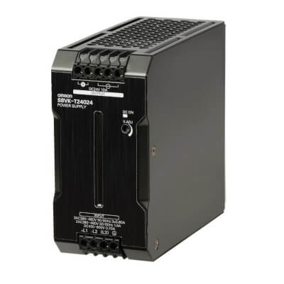 S8VK-T24024 Book type power supply, Pro, 240 W, 24VDC, 10A, DIN rail mounting Omron