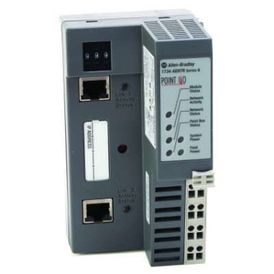1734-AENTK Network Adapter,POINT I/O,EtherNet/IP,63 Module Capacity on POINTBus,DIN Mounted,Conformal coated Allen-Bradley