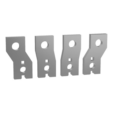 LV432491 spreaders 45 mm to 52.5 mm pitch, ComPact NSX 400/630, 4 poles, set of 4 parts