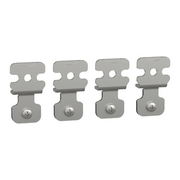 NSYPFCX 4 wall fixing brackets in stainless steel AISI 304 for Spacial S3X