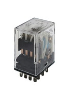 MY4 12VDC Miniature Power Relay, 4-pole, Single contact, Plug-in terminals, 12 VDC
