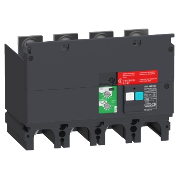 LV429489 Earth-leakage add-on protection module VigiPacT, ComPacT NSX 100/160, 200VAC to 440VAC, 30mA to 30A, 4 poles