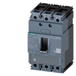 3VA1112-3EE32-0AA circuit breaker 3VA1 IEC Frame 160 breaking capacity class N Icu=25 kA @ 415 V 3-pole, line protection TM220, ATFM, In=125 A overload protection Ir=88 A...125 A short-circuit protection Ii=10 x In nut keeper kit