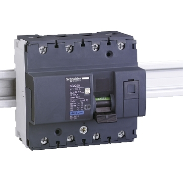 18735 Miniature circuit breaker (MCB), Acti9 NG125H, 4P, 25A, C curve, 36kA