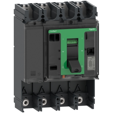 C40F4 Circuit breaker basic frame, ComPacT NSX400F, 36kA at 415VAC 50/60 Hz, 400A, without trip unit, 4 poles