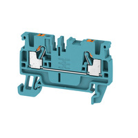 A2C 2.5 BL Feed-through terminal, PUSH IN, 2.5 mm², 800 V, 24 A, blue 1521880000  Weidmüller