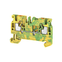 A2C 2.5 PE terminal, PUSH IN, 2.5 mm², Green/yellow 1521680000 Weidmüller