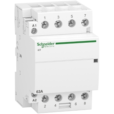A9C20864 iCT 63A 4NO 220...240V 50Hz contactor Schneider Electric