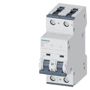5SY4213-6 Miniature circuit breaker 400 V 10kA, 2-pole, B, 13 A, D=70 mm Siemens