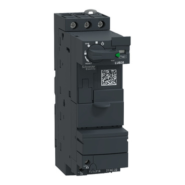 LUB38 Non reversing power base, TeSys Ultra, 3P,1NO + 1NC, 38A, 690V