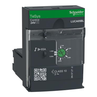 LUCA05BL Standard control unit, TeSys Ultra, 1.25A to 5A, class 10, 24VDC Schneider Electric