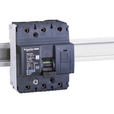 18639 Miniature circuit breaker (MCB), Acti9 NG125N, 3P, 63A, C curve, 25kA Schneider Electric